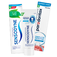 Alle Sensodyne of Parodontax